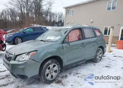 2014 Subaru Forester 2.5I из США, поврежденный, VIN JF2SJAAC4EH473415